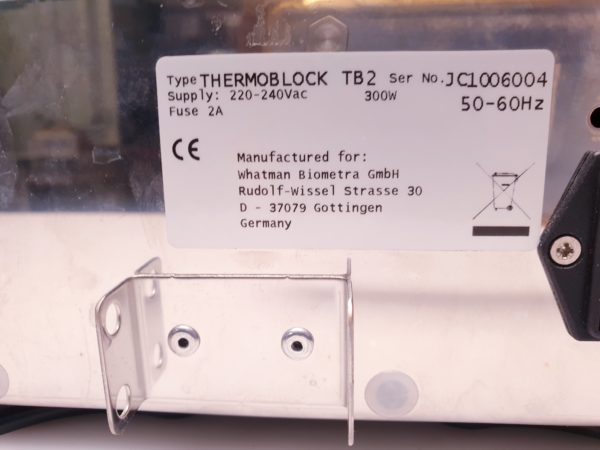 BIiometra  THERMOBLOCK TB2  BLOCK HEATER - Knopf eingedrückt – Bild 11