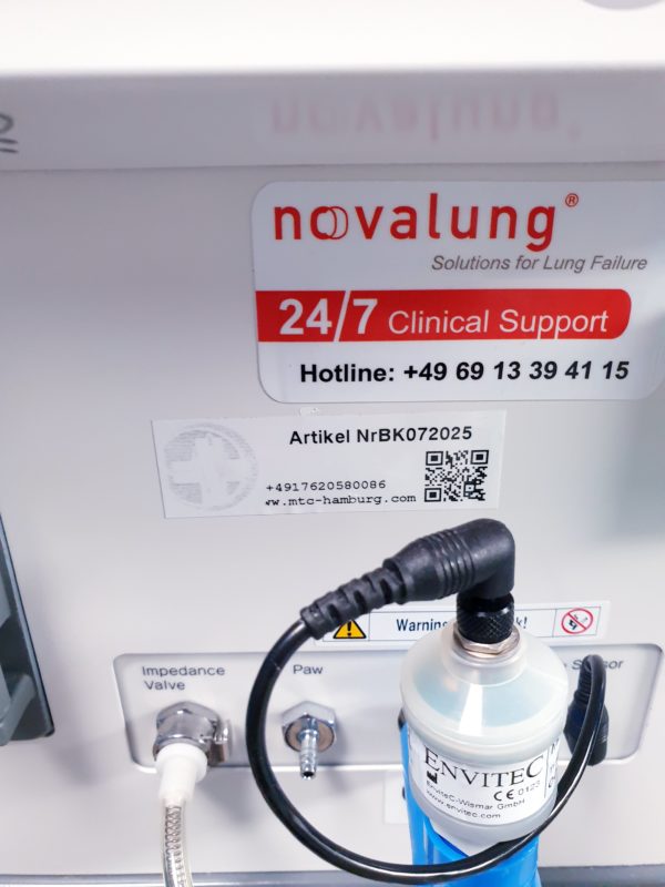 NOVALUNG Vision Alpha HIGH FREQUENCY OSCILLATORY VENTILATION – Bild 2