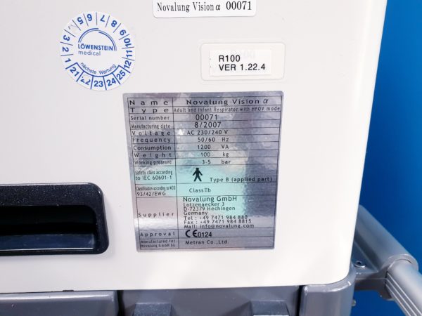 NOVALUNG Vision Alpha HIGH FREQUENCY OSCILLATORY VENTILATION – Bild 19