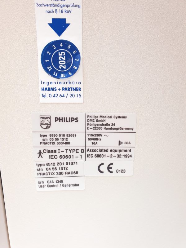 PHILIPS Typ Practix 300 Röntgengerät - Fahrbar – Bild 5
