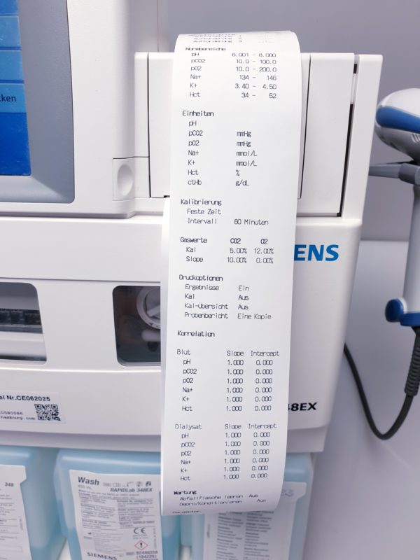 Siemens Rapidlab 348 Blutgasanalysegerät BGA-Gerät – Bild 7