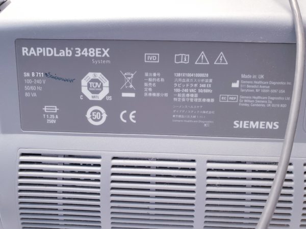Siemens Rapidlab 348 Blutgasanalysegerät BGA-Gerät – Bild 12