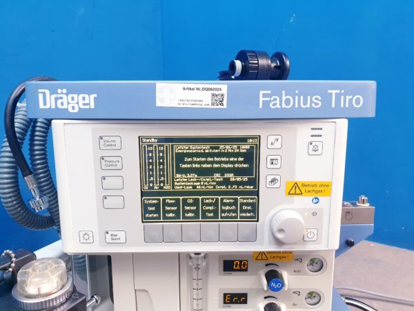 Dräger Drager Fabius Tiro - Narkosegerät Ampelgerät – Bild 5