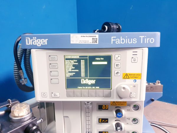 Dräger Drager Fabius Tiro - Narkosegerät Ampelgerät – Bild 22