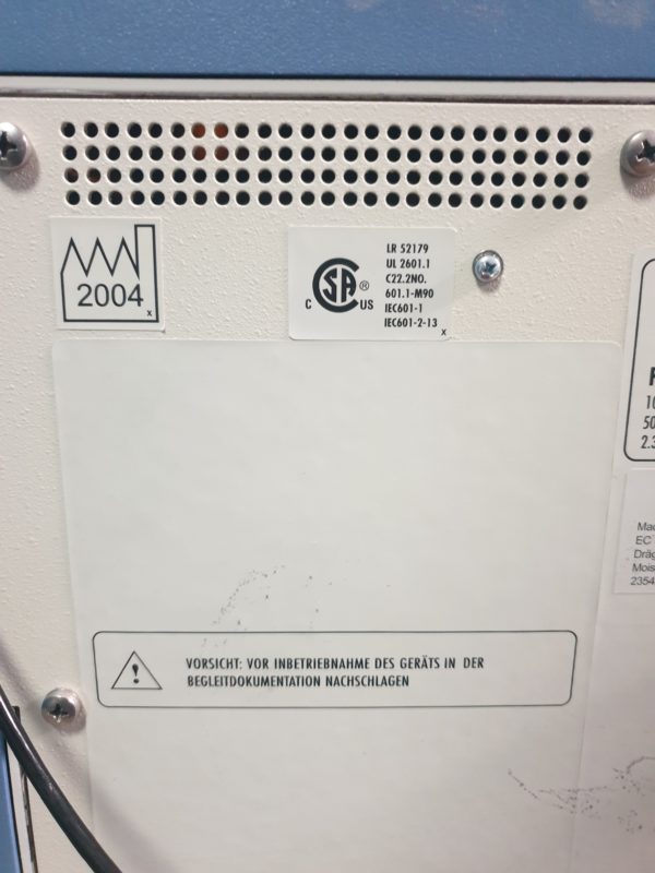 Dräger Drager Fabius Tiro - Narkosegerät Ampelgerät – Bild 28