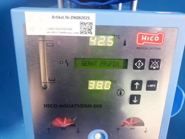 HICO-AQUATHERM 660 Hyperthermie-Gerät - defekt - hört nicht auf zu piepen – Bild 5