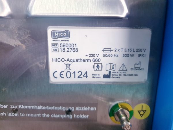 HICO-AQUATHERM 660 Hyperthermie-Gerät - defekt - hört nicht auf zu piepen – Bild 13