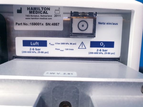 Hamilton G5 - Beatmungsgerät – Bild 10