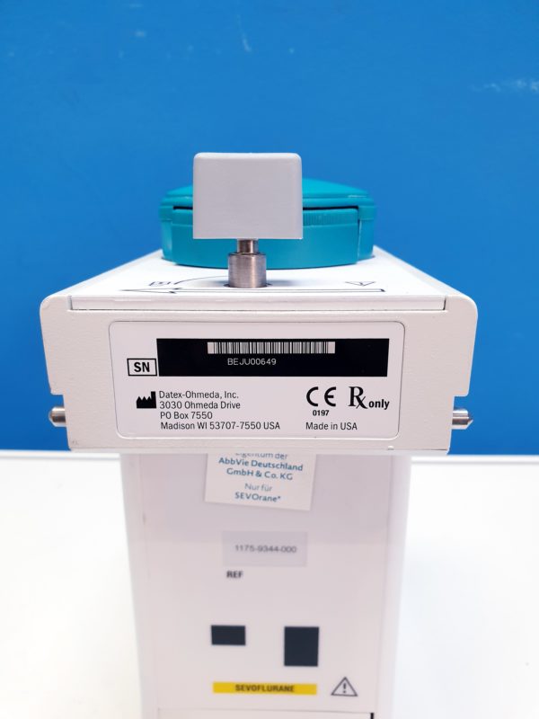 DATEX-OHMEDA Tec 7 - TEC7  Sevo - Sevorane - sevoflurane - – Bild 12
