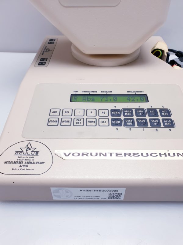 Oculus Heidelberger 47900 Anomaloskop - Transportschaden – Bild 3