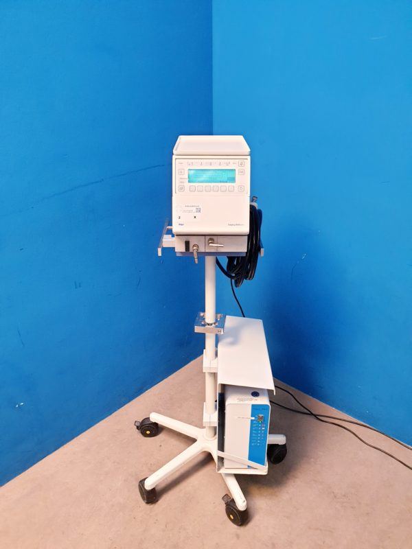 Dräger 8000 plus Beatmungsgerät Dräger Babylog+fahrbarem Stativ – Bild 4