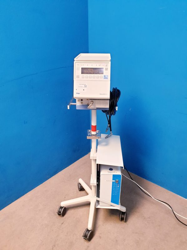 Dräger 8000 plus Beatmungsgerät Dräger Babylog+fahrbarem Stativ – Bild 18