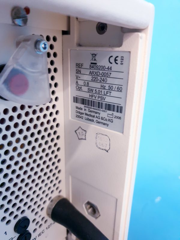 Dräger 8000 plus Beatmungsgerät Dräger Babylog+fahrbarem Stativ – Bild 20