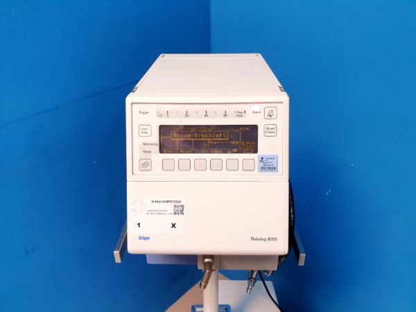 Dräger Babylog 8000  Beatmungsgerät – Bild 3
