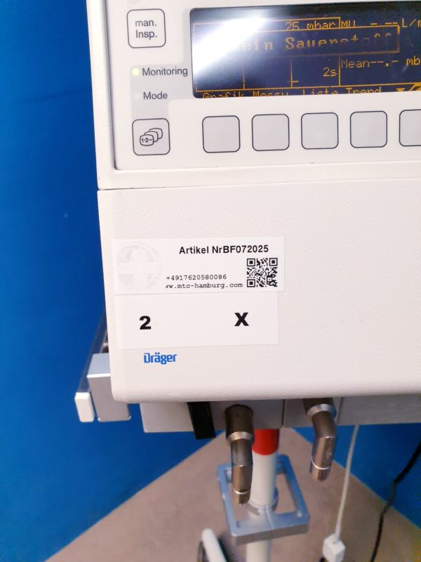 Dräger Babylog 8000  Beatmungsgerät – Bild 11