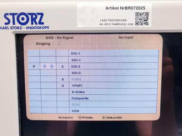 KARL STORZ NDS SC-WU23-A1511 Monitor für die Endoskopie – Bild 8