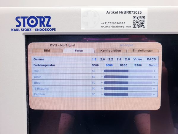 KARL STORZ NDS SC-WU23-A1511 Monitor für die Endoskopie – Bild 10