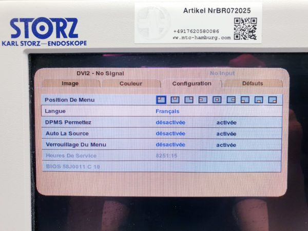 KARL STORZ NDS SC-WU23-A1511 Monitor für die Endoskopie – Bild 13