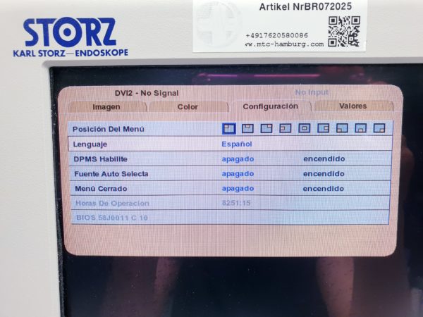 KARL STORZ NDS SC-WU23-A1511 Monitor für die Endoskopie – Bild 16