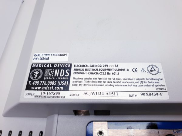 KARL STORZ NDS SC-WU23-A1511 Monitor für die Endoskopie – Bild 22