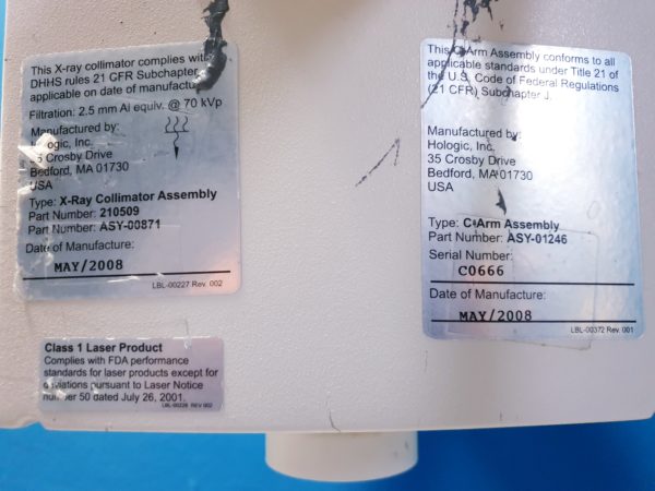 Mini C Arm - Hologic - FLUROSCAN InSight 2 – Bild 9