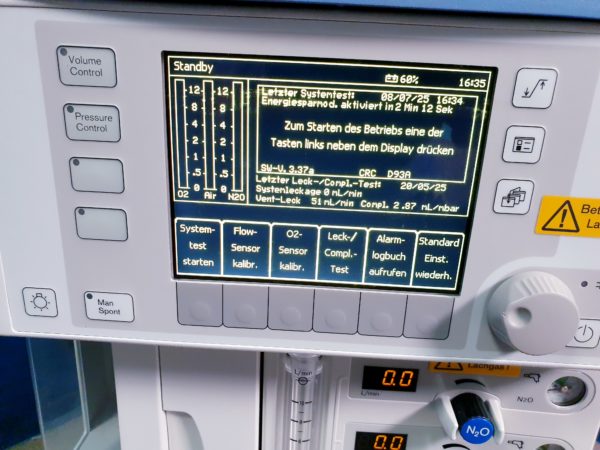 Dräger Fabius Tiro – Narkosegerät – Tischgerät ohne Kreisteil – Bild 5