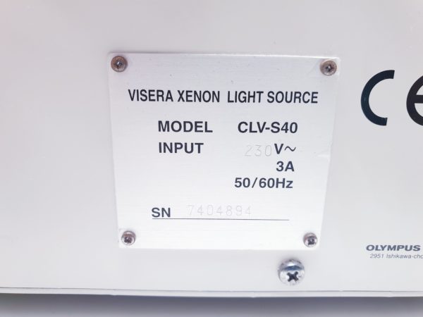 Olympus Visera CLV-S40 Xenon Kaltlichtquelle – Bild 13
