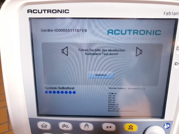 ACUTRONIC Fabian HFO - Beatmungsgerät DOM 2020 – Bild 16