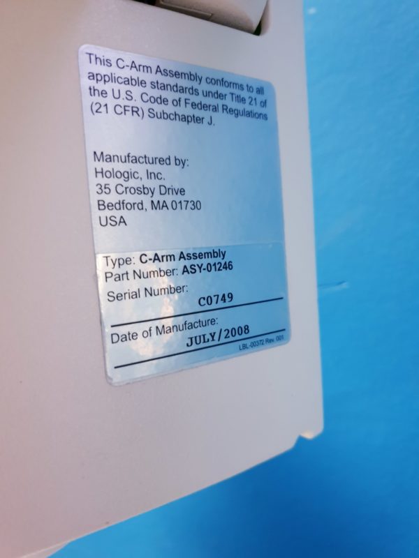 Hologic Fluoroscan insight C Arm - DEFEKT – Bild 8