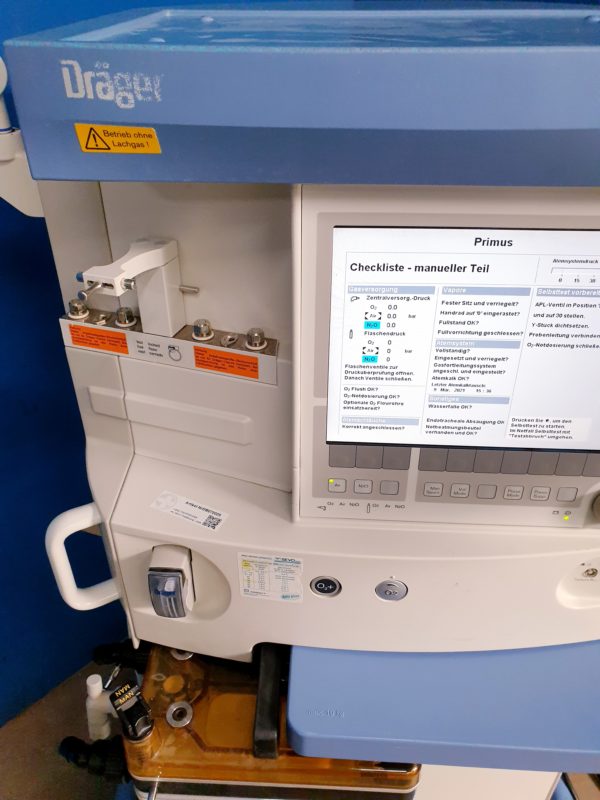 Draeger Dräger Primus PGM SW 4.53 Refurbischet + Gerätebuch + STK -Sofort Einsatzbereit – Bild 3