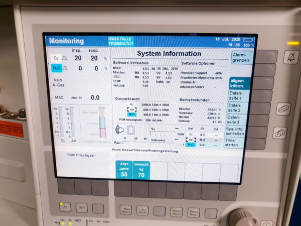 Draeger Dräger Primus PGM SW 4.53 Refurbischet + Gerätebuch + STK -Sofort Einsatzbereit – Bild 7
