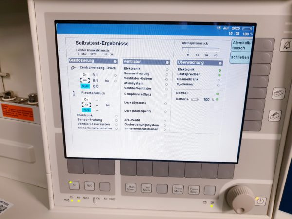 Draeger Dräger Primus PGM SW 4.53 Refurbischet + Gerätebuch + STK -Sofort Einsatzbereit – Bild 9