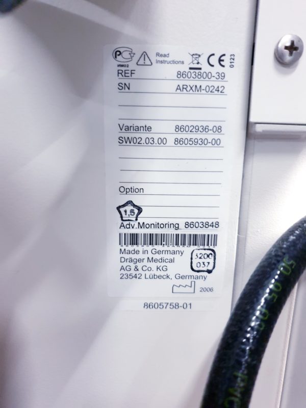 Draeger Dräger Primus PGM SW 4.53 Refurbischet + Gerätebuch + STK -Sofort Einsatzbereit – Bild 17
