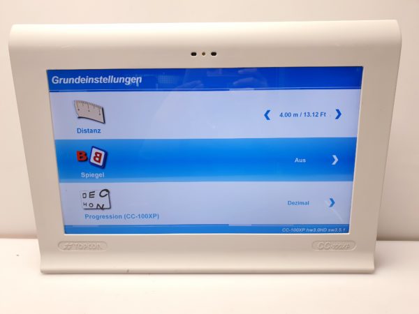 Topcon CC-100XP Sehprüfsystem Computerized Chart Unit – Bild 8