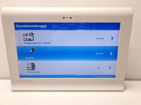 Topcon CC-100XP Sehprüfsystem Computerized Chart Unit – Bild 9