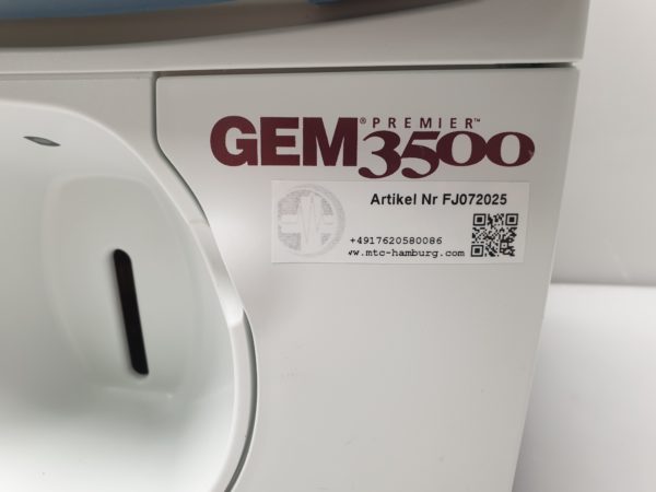 INSTRUMENTATION LABORATORY GEM Premier 3500 – Bild 2