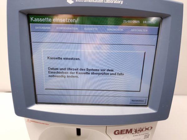 INSTRUMENTATION LABORATORY GEM Premier 3500 – Bild 5
