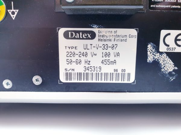 Datex Ultima Gas-Monitor Iso, Hal, Sevo, Enf, Sevo AG082025 – Bild 9
