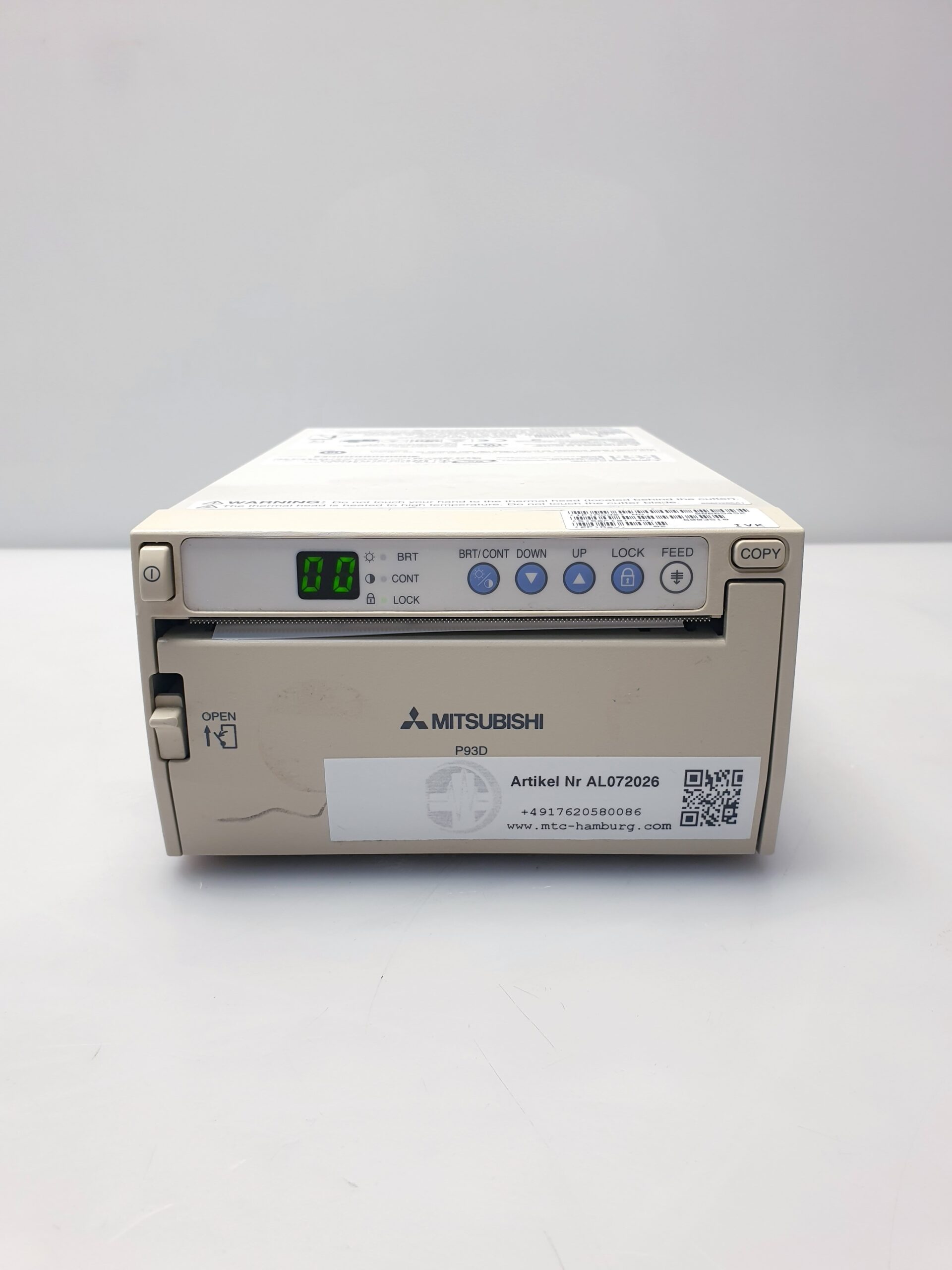 Mitsubishi P93D Ultraschall Videoprinter Thermodrucker – Bild 9