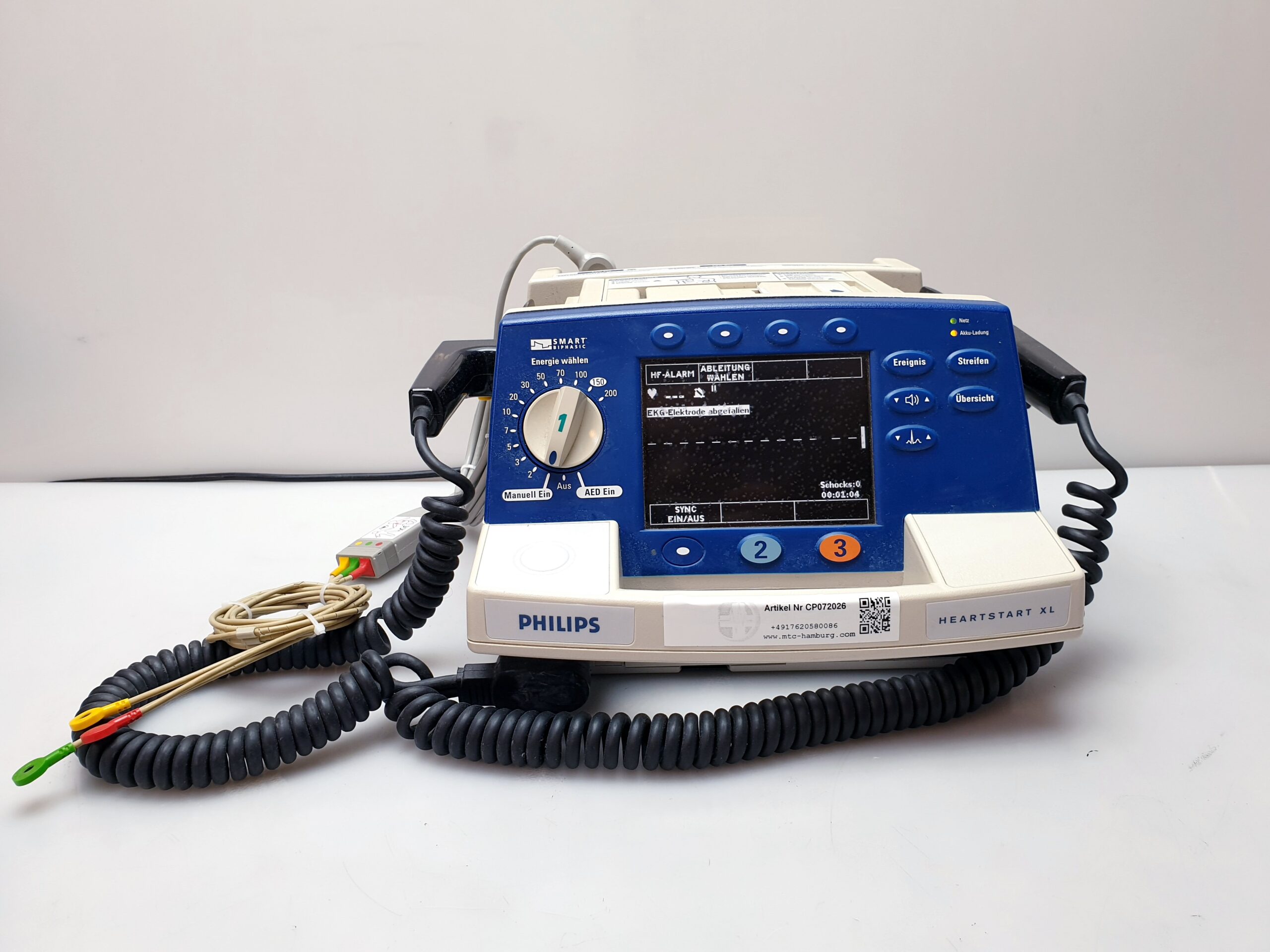 Philips Heartstart XL Biphasic Defibrillator with ECG Monitoring – Bild 20