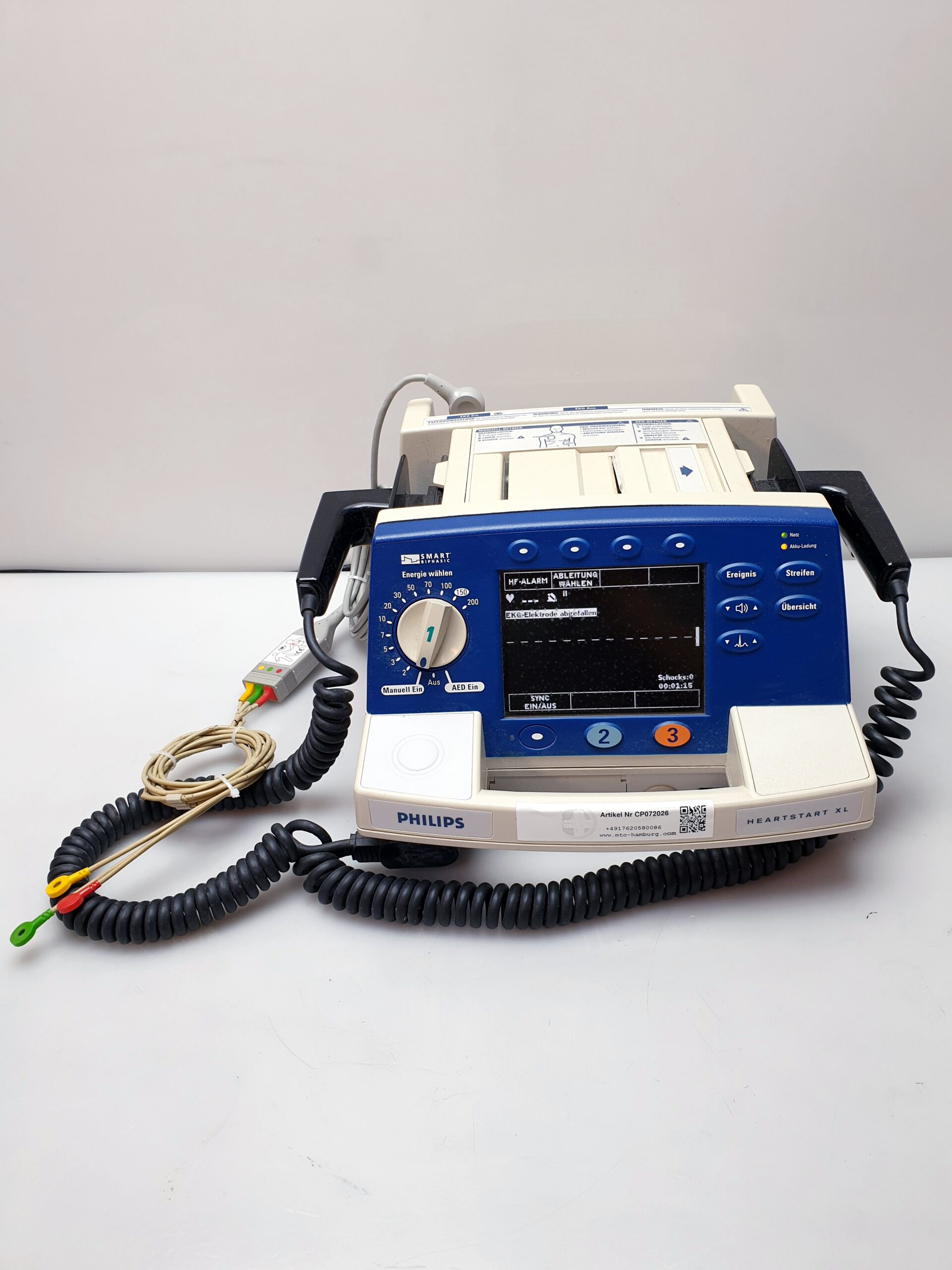 Philips Heartstart XL Biphasic Defibrillator with ECG Monitoring – Bild 21