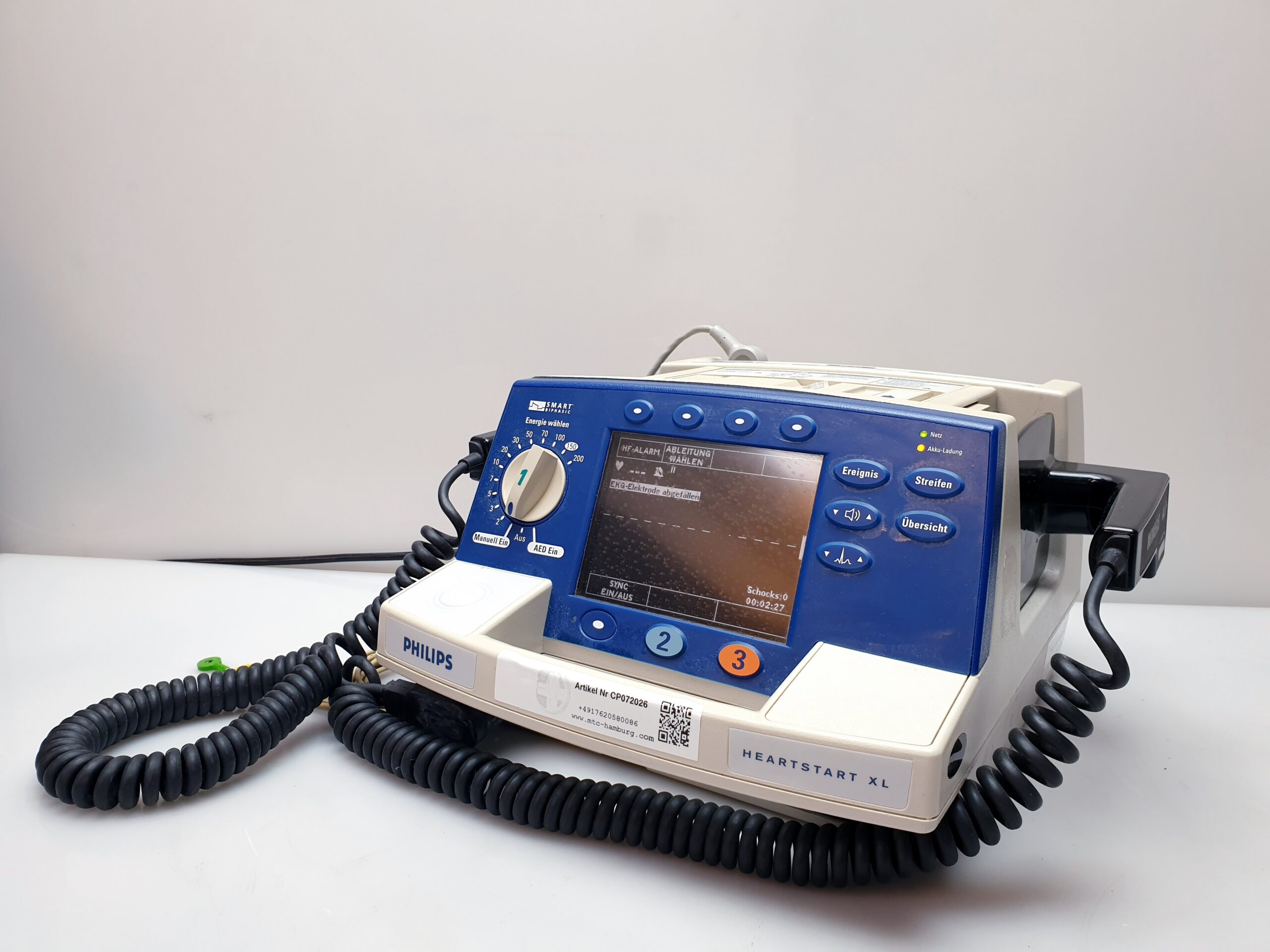 Philips Heartstart XL Biphasic Defibrillator with ECG Monitoring – Bild 24