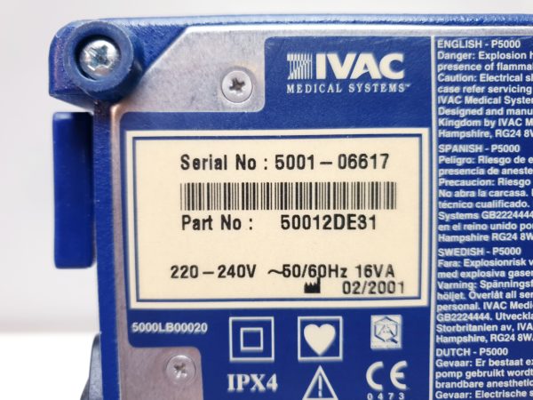 Ivac Pcam 50012DE31 Spritzenpumpe – Bild 14