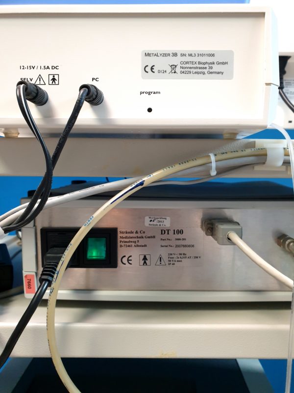 Strässle DT 100 + EKG Sauger + CORTEX METALYZER 3B Spirometrie Leistungsdiagnostik  Ohne Rechner – Bild 10