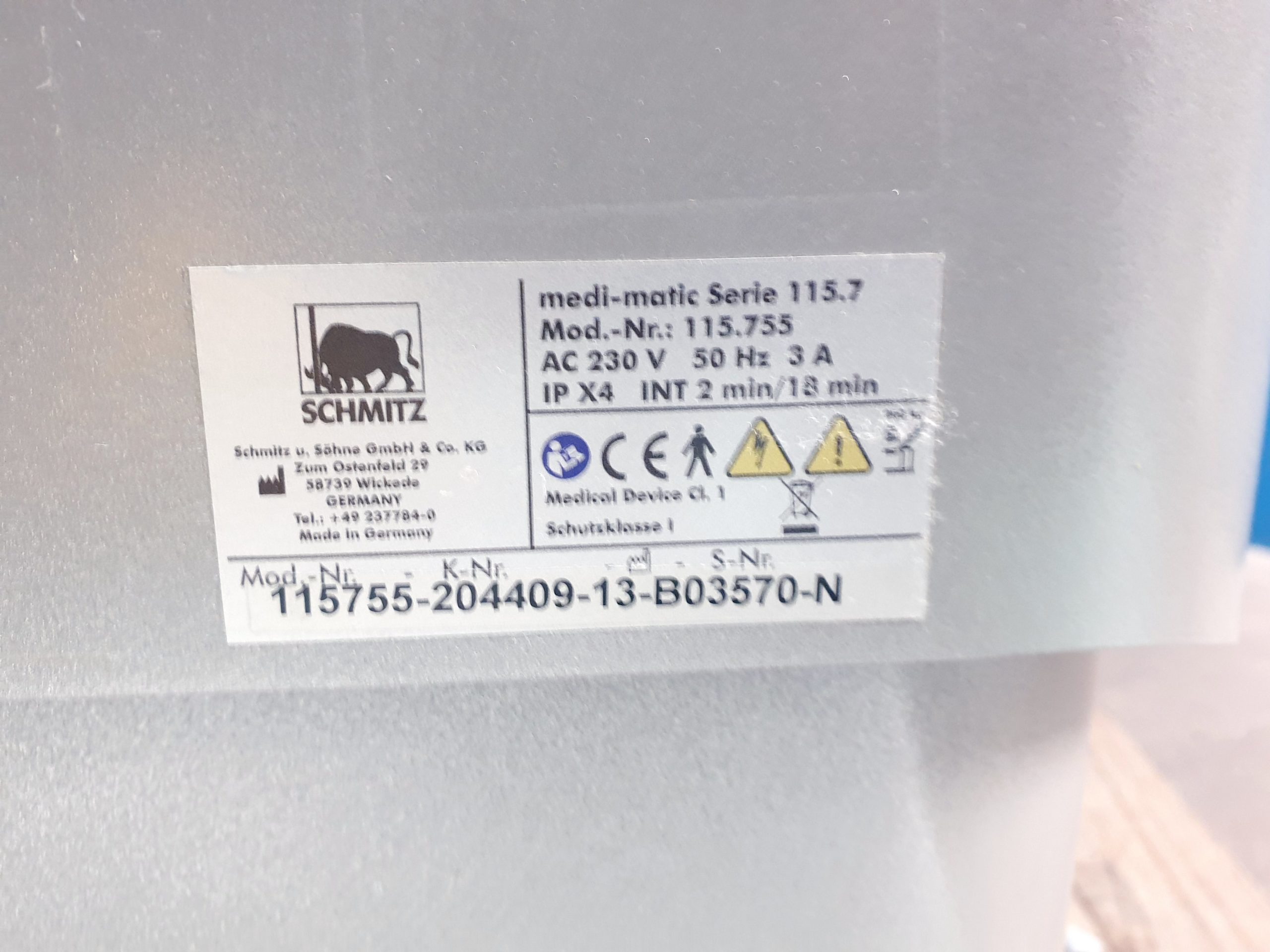 SCHMITZ MEDI-MATIC 115.755 Gynäkologischer Stuhl – Bild 24
