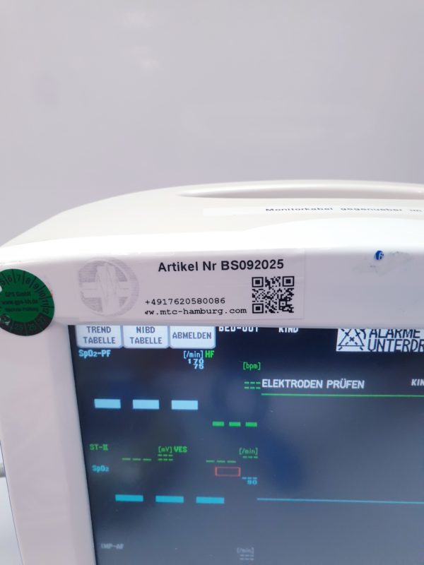 Nihon Kohden PVM 2703  VISMO Überwachungsmonitor – Bild 4