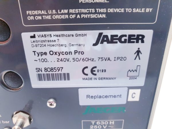 Viasys Jaeger Oxycon Pro  - Modul – Bild 13