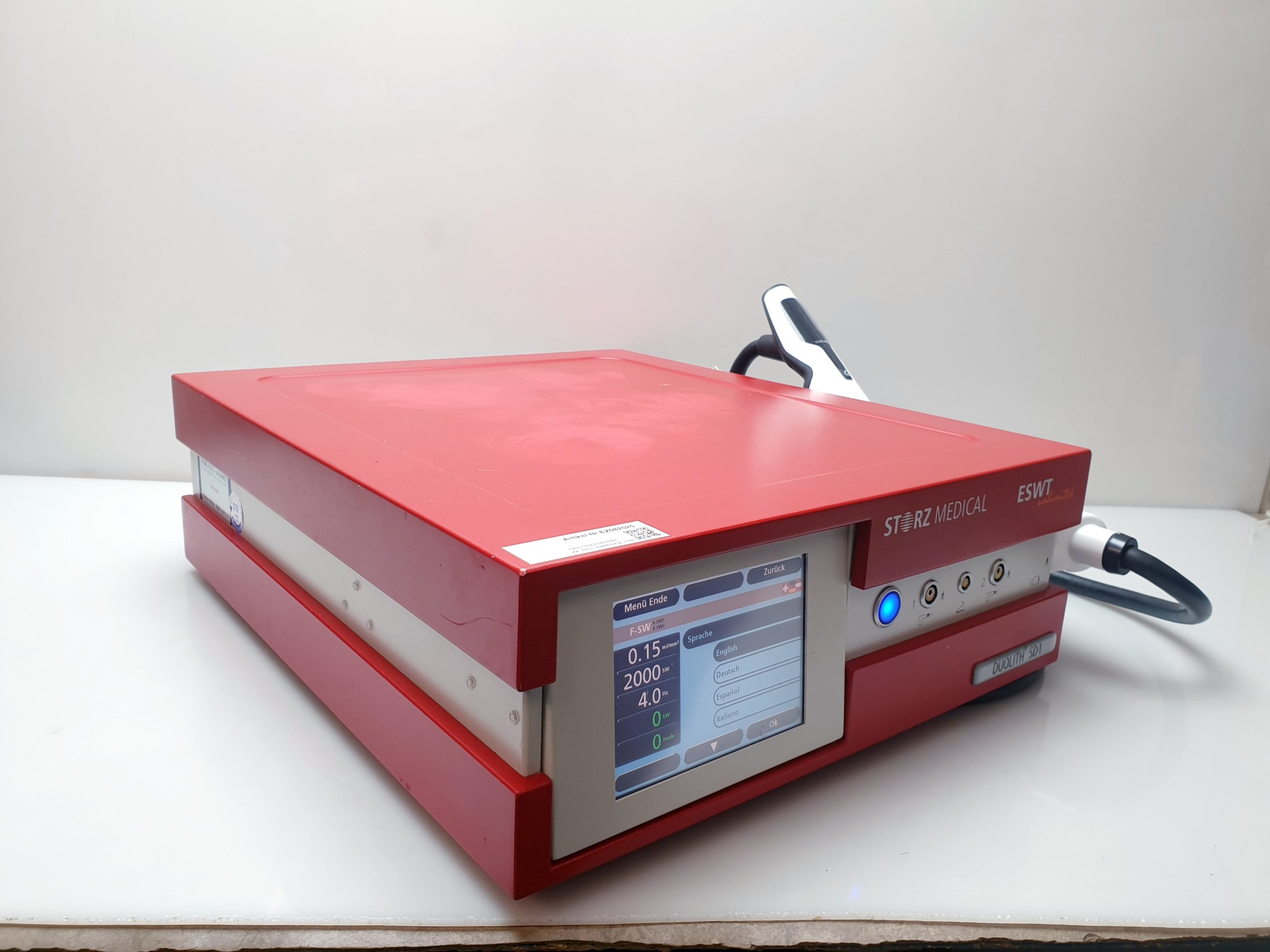 Karl Storz Duolith SD1 ESWT Unlimited - Stosswellentherapie Gerät – Bild 13