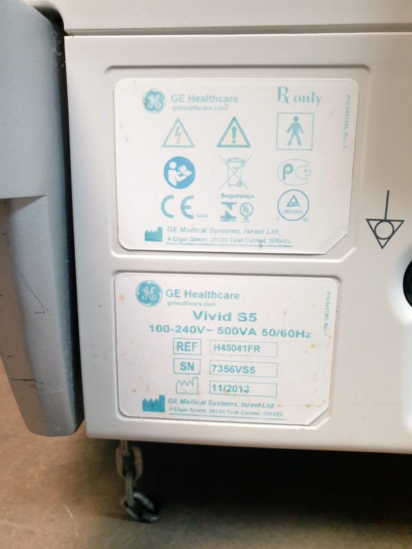 GE Vivid S5 Kardiomaschine +   8L-RS  3S-RS  4C-RS – Bild 21