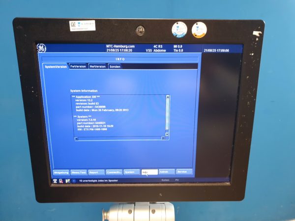 GE Vivid S5 Kardiomaschine +   8L-RS  3S-RS  4C-RS – Bild 24